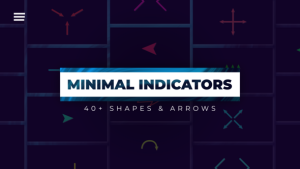 Videohive 40+ Indicators Minimal Shapes Elements template preview