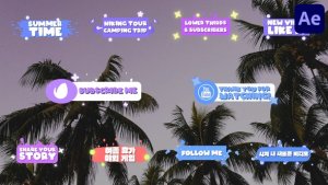 Videohive Lower Thirds And Subscribers for After Effects Elements template preview