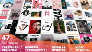 Instagram Stories Video Displays template preview