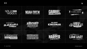 Videohive Lower Thirds Unique | After Effects Elements template preview