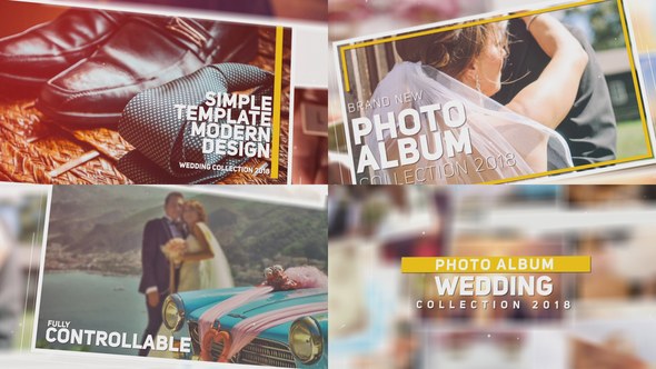 Videohive Wedding Photo Album Video Displays template preview