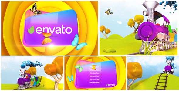 Kids TV Show Video Displays template preview