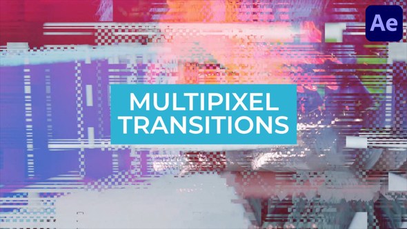 Videohive Multipixel Transitions for After Effects Elements template preview