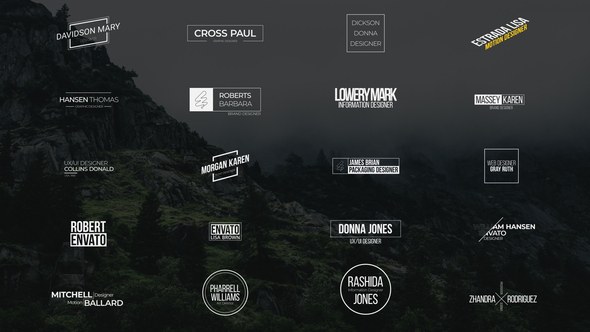 Videohive Clean Minimal Titles 57977190 Titles template preview