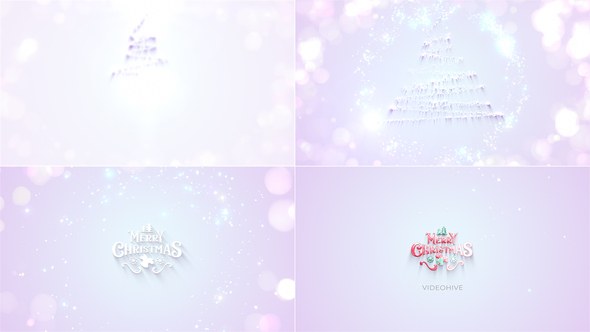 Videohive Clean Christmas Logo Logo Stings template preview