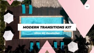 Videohive Modern Transitions Kit Elements template preview