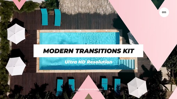 Videohive Modern Transitions Kit Elements template preview