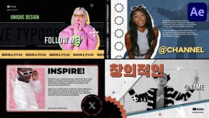 Videohive Creative Urban Typography for After Effects Titles template preview