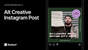 Instagram Posts Premiere Pro template preview
