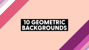 Videohive Flat Geometric Backgrounds 46748978 Elements template preview