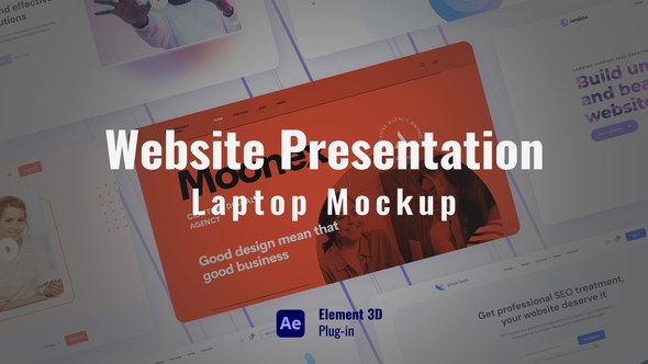 Videohive Laptop Website Promo 38376313 Product Promo template preview