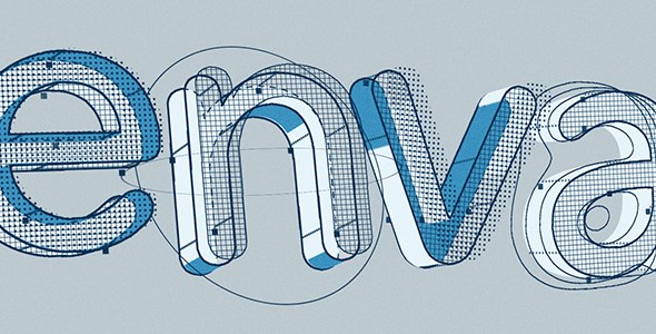 Structure - 3D Character/Title/Logo Pack Video Displays template preview