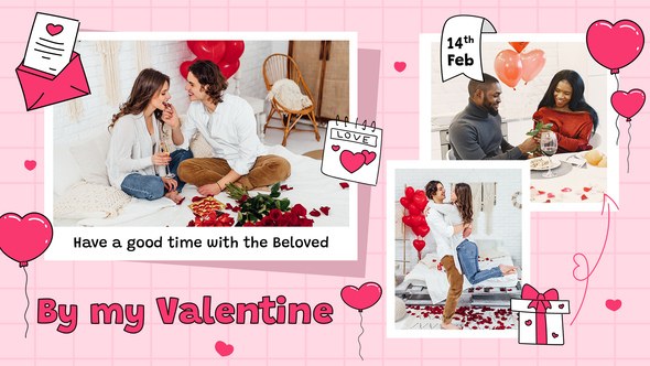 Videohive Valentines Day Slideshow Promo Product Promo template preview