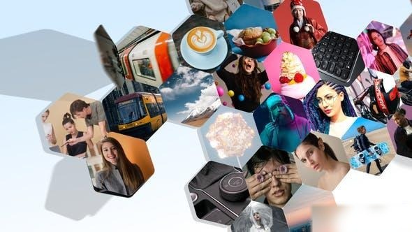 Videohive 4K New Mosaic Photo Stomp Openers template preview