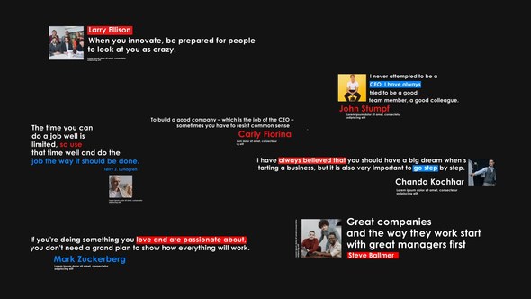 Videohive Corporate Quotes Titles Titles template preview