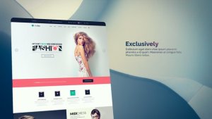 Project Web | Collection Slides For Promo Video Displays template preview