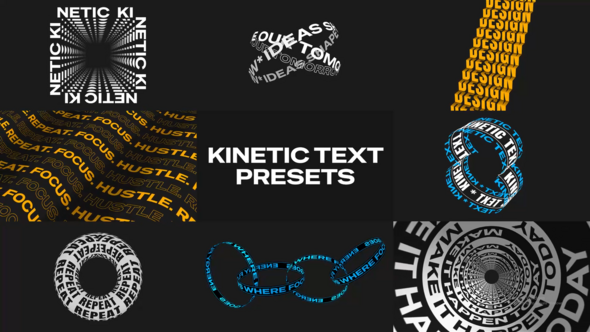 Videohive Kinetic Typography 59809678 Titles template preview