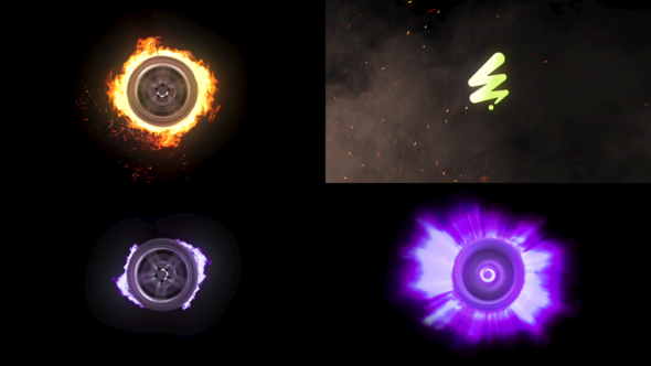 Videohive High Speed Fire Tire for After Effects Logo Stings template preview