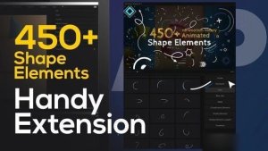 Videohive Shape Elements Pack | Extension 450+ Elements Openers template preview