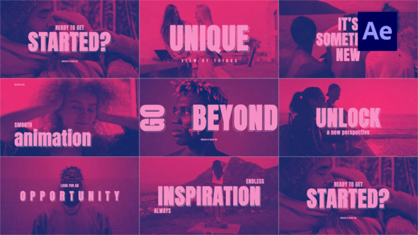 Videohive Elegant Typography Titles Product Promo template preview