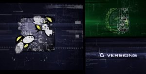 Videohive Hi-Tech Glitch Logo Stings template preview