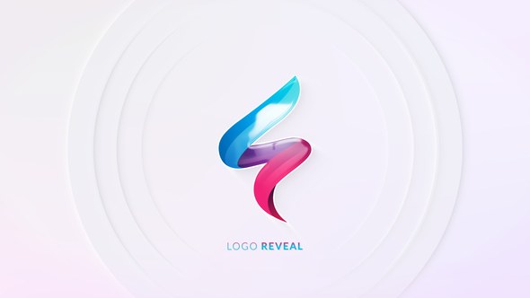 Videohive Pure Wave Logo Reveal Logo Stings template preview
