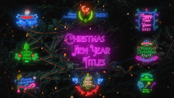 Videohive Christmas & New Year Titles 29677771 Titles template preview