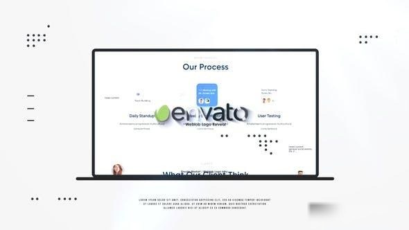 Videohive Web Logo Reveal Logo Stings template preview