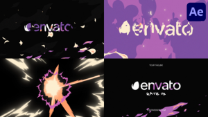 Videohive Anime Explosion Logo Opener | After Effects Logo Stings template preview