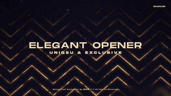 Videohive Elegant Opener 31152948 Openers template preview