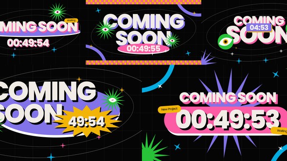 Videohive Coming Soon After Effect Elements template preview