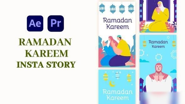 Videohive Ramadan Kareem Instagram Stories 56960090 Ramadan template preview