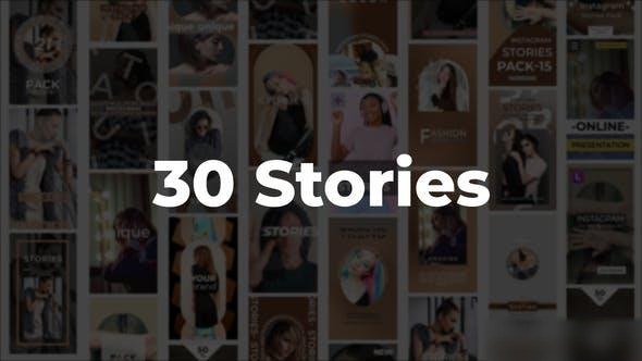 Videohive Instagram Stories Big Pack 30 Product Promo template preview