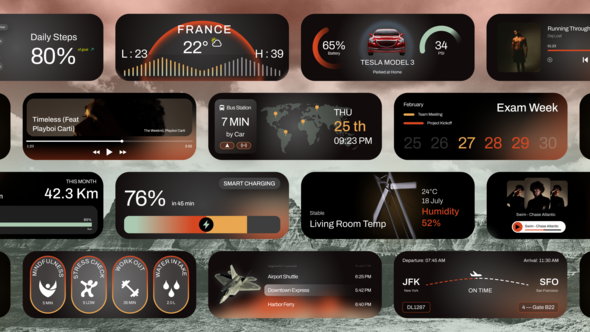 Videohive Iphone UI Widget Elements template preview