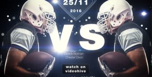 Infographic sport opener Video Displays template preview