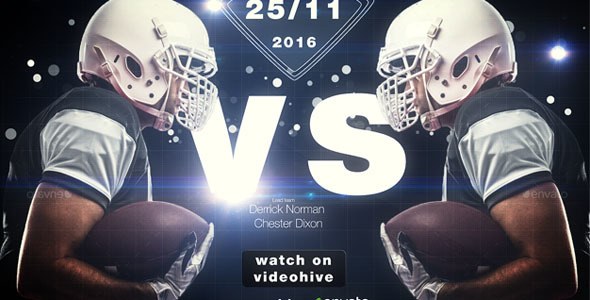 Infographic sport opener Video Displays template preview