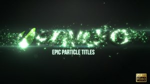 Videohive Epic Particle Titles Logo Stings template preview