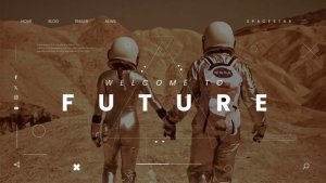 Videohive Astro Space Title Titles template preview