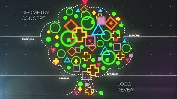 Videohive Geometry Shapes Concpt Logo Openers template preview