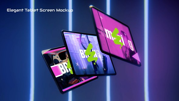 Videohive Elegant Tablet Screen Mockup Product Promo template preview