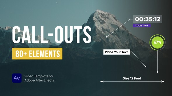 Videohive Call Out Titles 33605454 Titles template preview