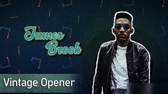 Videohive Vintage Opening Titles // Character Introducing Titles Openers template preview