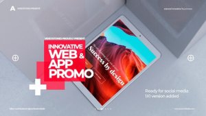 Videohive Innovative App & Web Promo Product Promo template preview