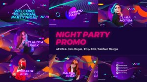 Videohive Night Party Promo Openers template preview