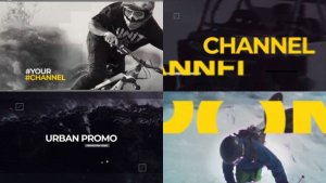 Channel Openers Video Displays template preview