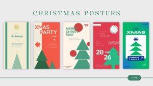 Videohive Christmas Posters Product Promo template preview