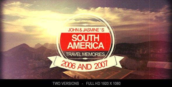 Videohive Travel Memories 5456381 Video Displays template preview