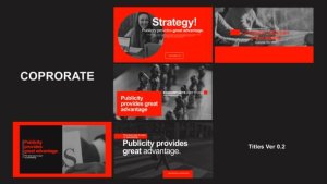 Corporate Titles 0.2 Premiere Pro template preview