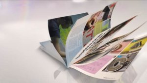 Magazine Promotion Video Displays template preview
