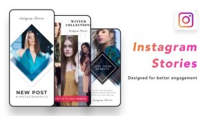 Instagram Stories Video Displays template preview